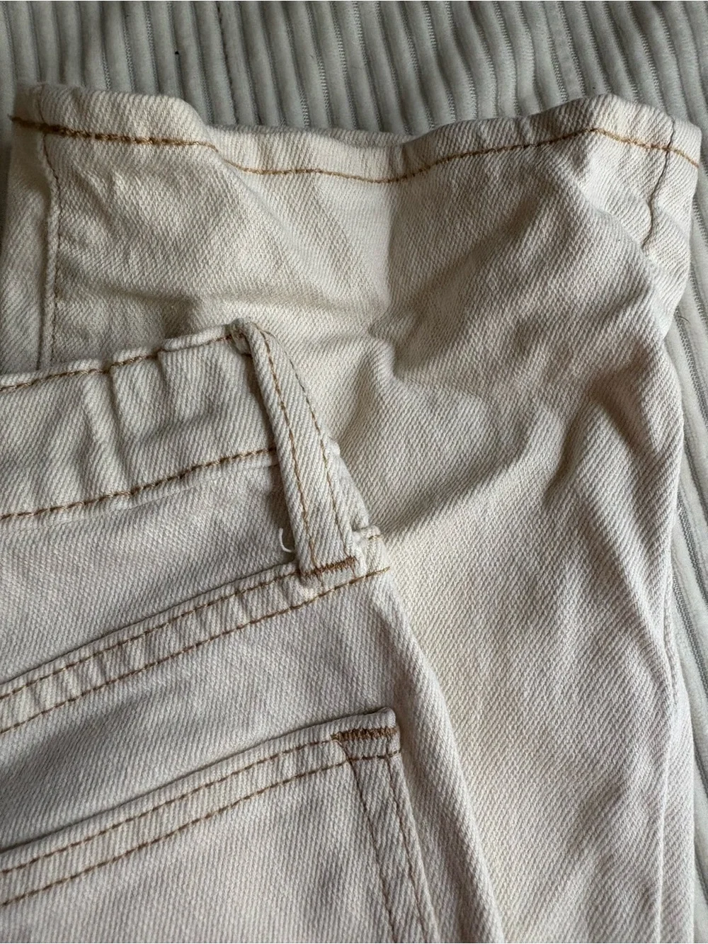 Old Navy Off-White High-Rise Skinny Jeans
